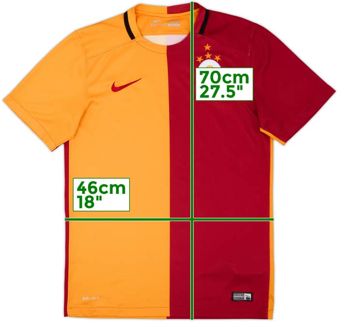 2015-16 Galatasaray Home Shirt - 6/10 - (S)