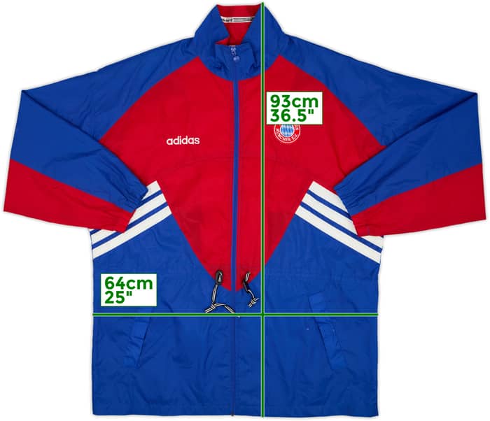 1995-96 Bayern Munich adidas Rain Jacket - 7/10 - (L/XL)