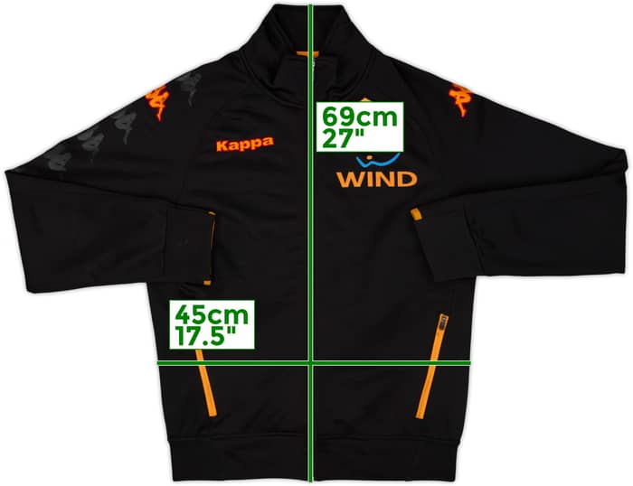 2010-11 Roma Kappa Track Jacket - 7/10 - (S)
