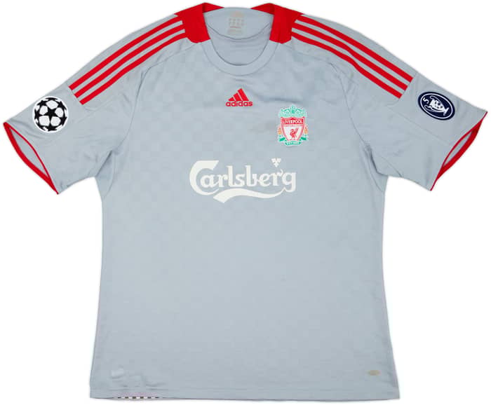 2008-09 Liverpool Away Shirt Gerrard #8 - 6/10 - (XL)