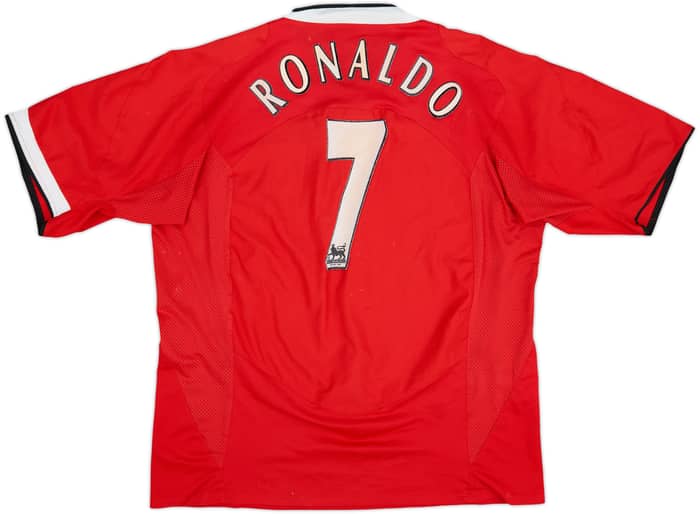 2004-06 Manchester United Home Shirt Ronaldo #7 - 5/10 - (XL)