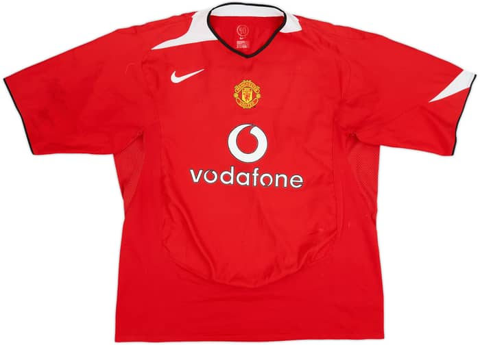 2004-06 Manchester United Home Shirt Ronaldo #7 - 5/10 - (XL)