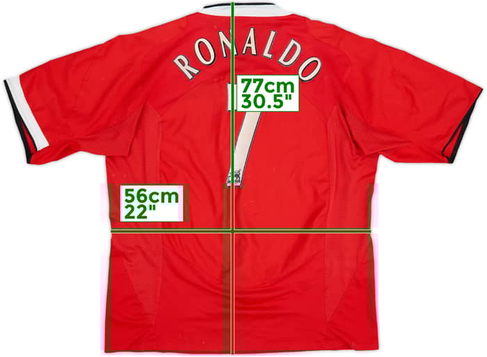 2004-06 Manchester United Home Shirt Ronaldo #7 - 5/10 - (XL)