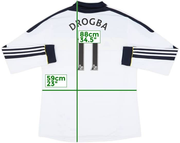 2011-12 Chelsea Third L/S Shirt Drogba #11 - 5/10 - (XXL)
