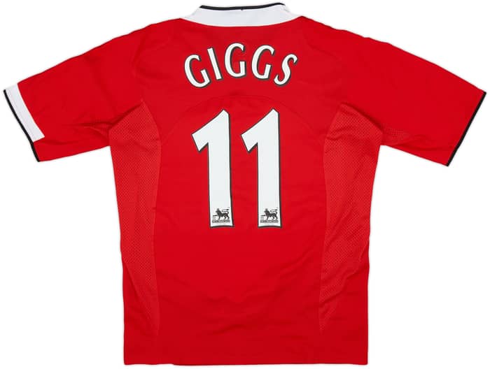 2004-06 Manchester United Home Shirt Giggs #11 - 8/10 - (S)