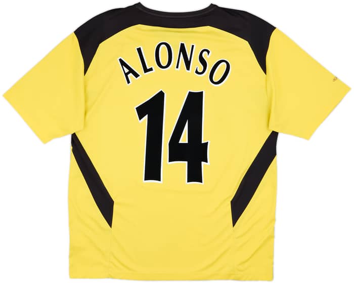 2004-06 Liverpool Away Shirt Alonso #14 - 7/10 - (L)