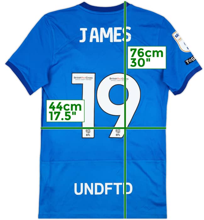 2023-24 Birmingham Match Issue Home Shirt James #19