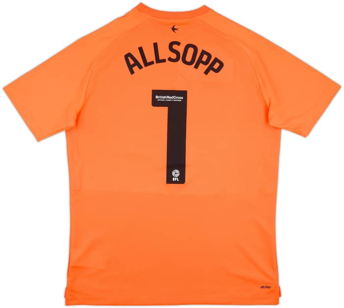 2022-23 Cardiff City GK Shirt Allsopp #1 - 9/10 - (M)