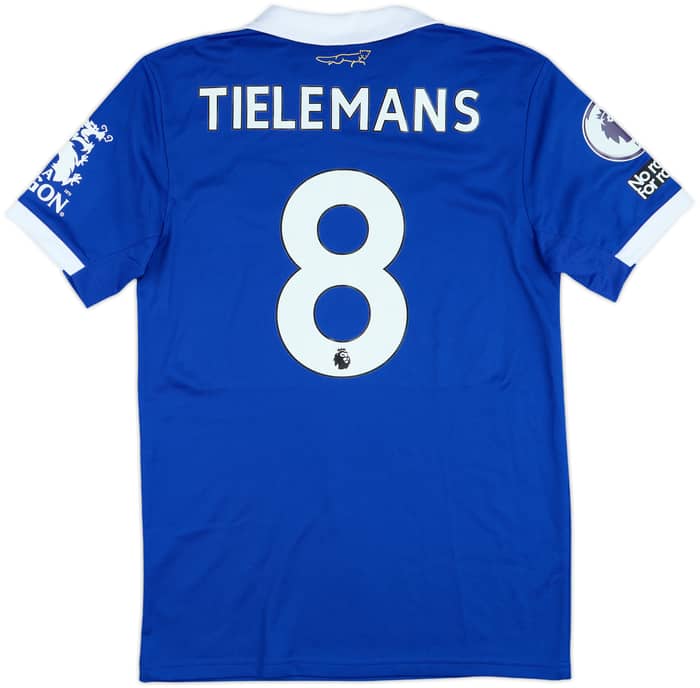 2022-23 Leicester Match Issue Home Shirt Tielemans #8