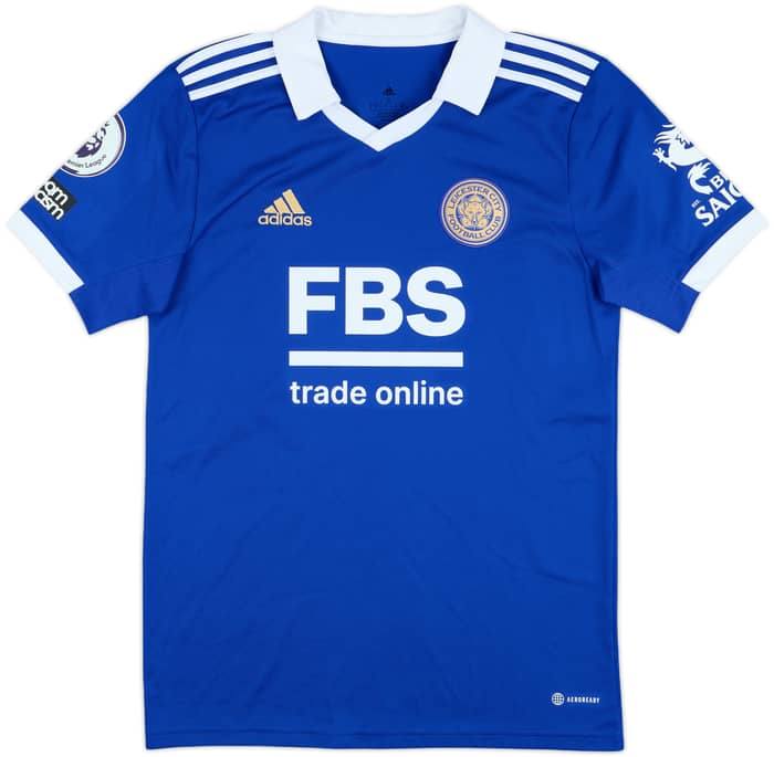 2022-23 Leicester Match Issue Home Shirt Tielemans #8