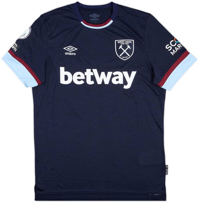 2021-22 West Ham Match Issue Third Shirt Rice #41