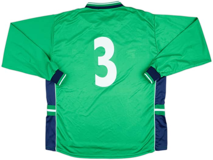 2004 Northern Ireland Match Issue Home L/S Shirt #3 (Capaldi)