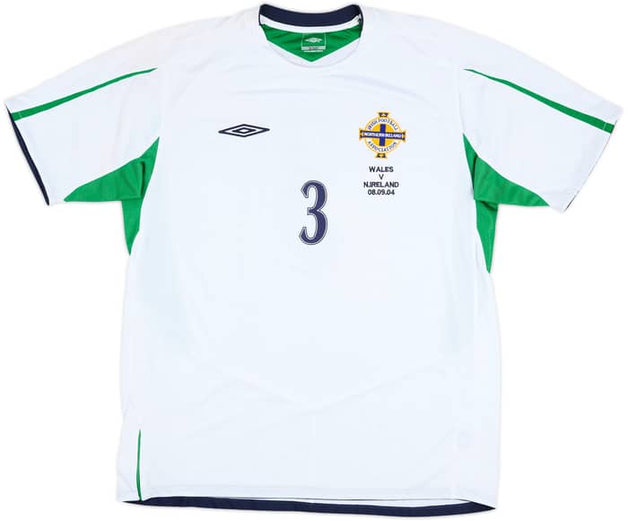 2004 Northern Ireland Player Issue Away Shirt #3 (Capaldi)
