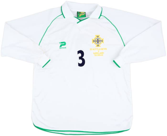 2004 Northern Ireland Match Worn Away L/S Shirt #3 (Capaldi)
