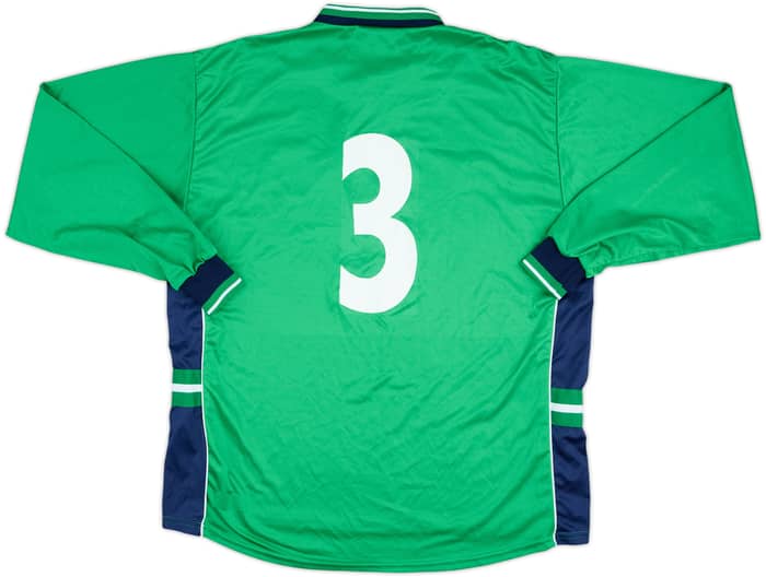 2004 Northern Ireland Match Issue Home L/S Shirt #3 (Capaldi)