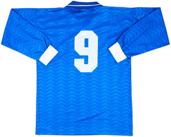 1995 Cyprus Match Issue Home L/S Shirt #9 (Gogić)