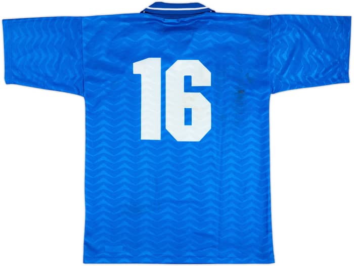 1995 Cyprus Match Issue Home Shirt #16 (Andreou)