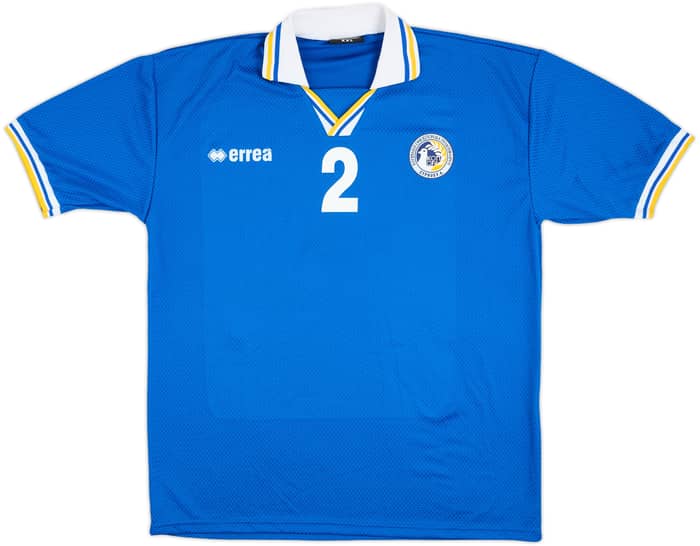2000-01 Cyprus Match Issue Home Shirt #2