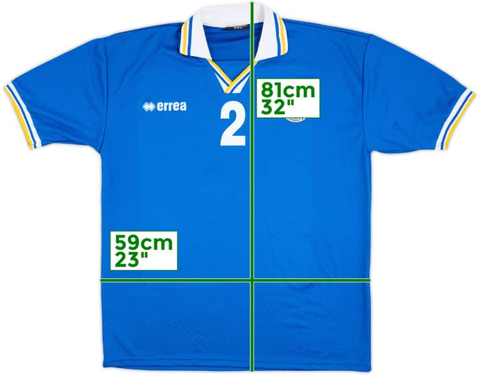 2000-01 Cyprus Match Issue Home Shirt #2