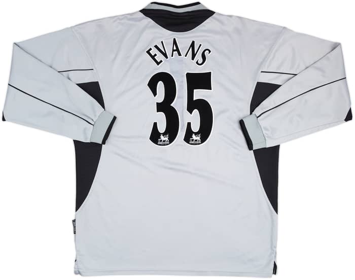 1999-00 Chelsea Match Issue GK Shirt Evans #35