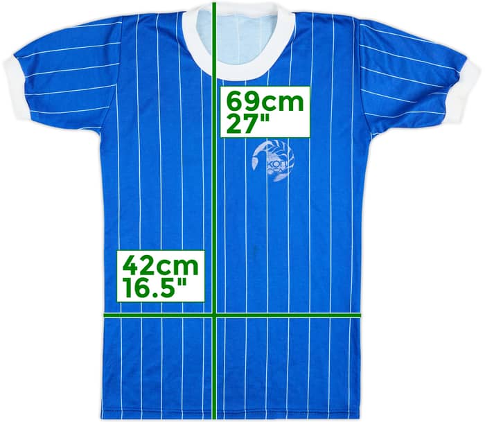 1984-86 Cyprus Match Issue Home Shirt #5