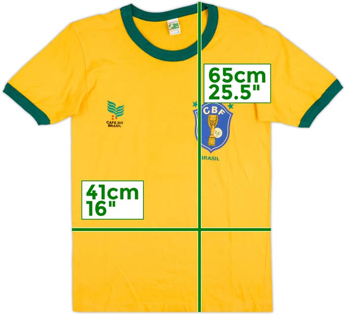 1982-85 Brazil Cafe Do Brasil Fan Shirt #9 - 8/10 - (S)