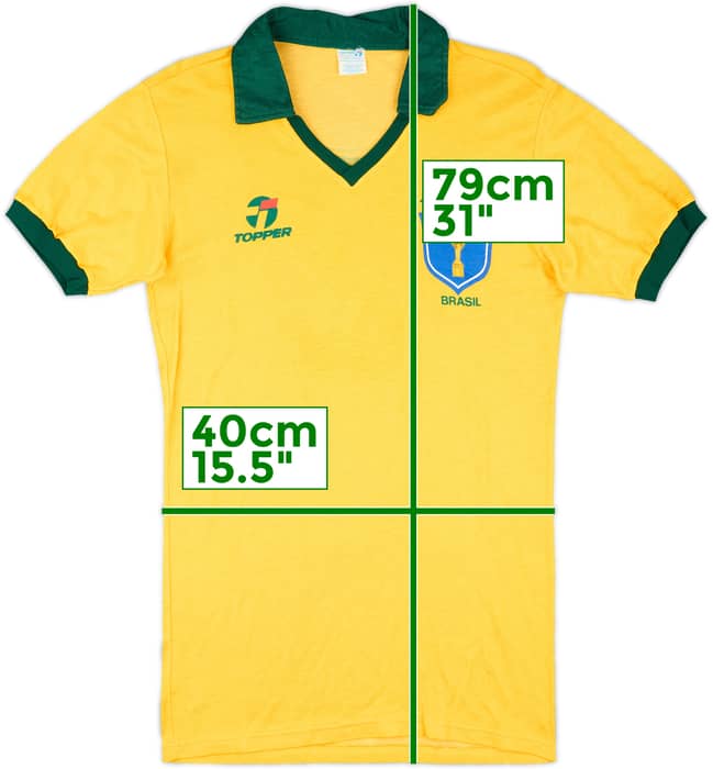 1985-88 Brazil Match Issue Home Shirt #2