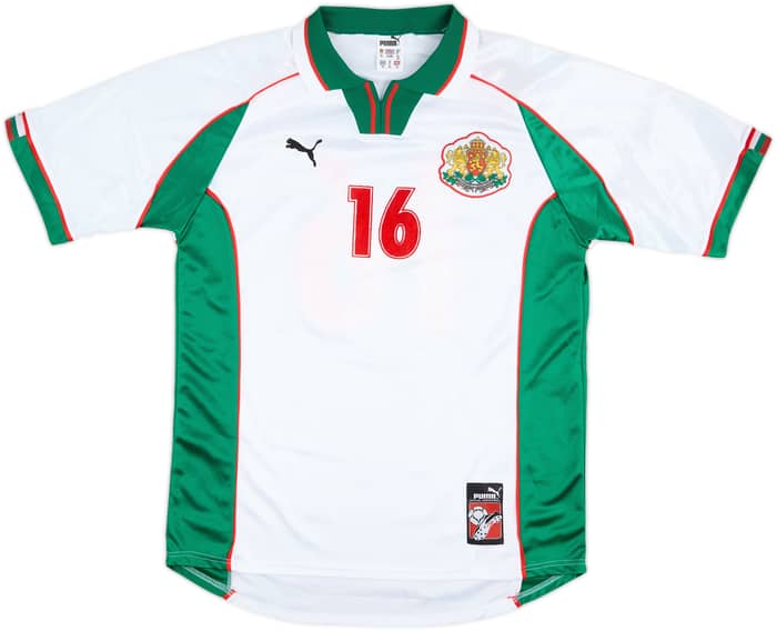1999 Bulgaria Match Issue Home Shirt #16 (Yankov)