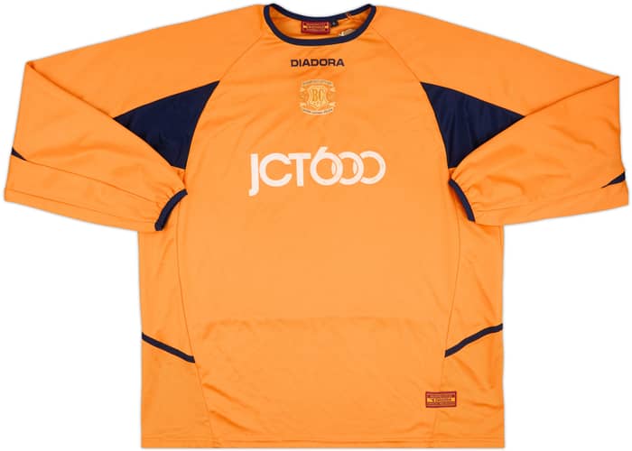 2003-04 Bradford City Signed Centenary GK Shirt #1 (Combe)