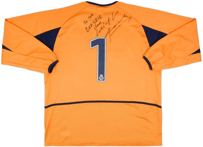 2003-04 Bradford City Signed Centenary GK Shirt #1 (Combe)