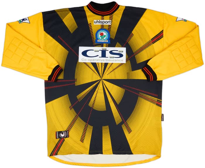 1998-99 Blackburn Match Issue GK Shirt Fettis #22