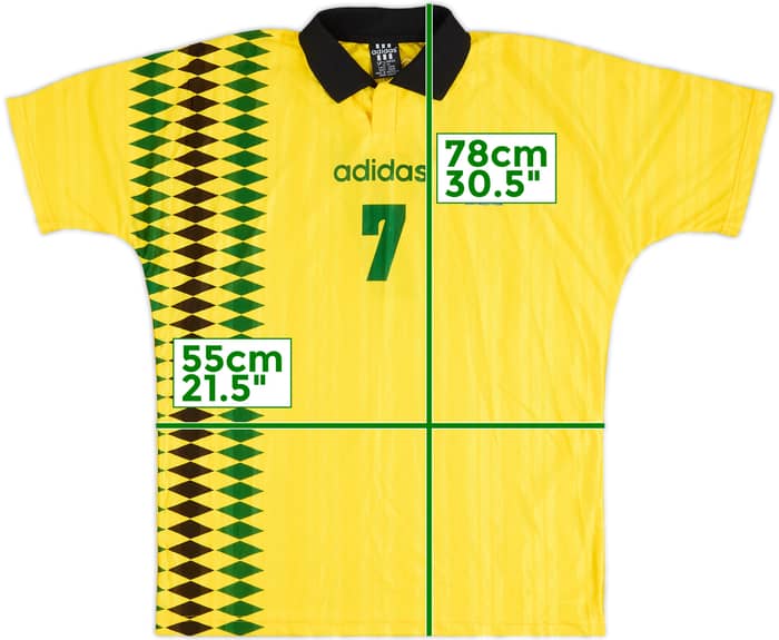 1996 Australia Match Worn Home Shirt #7 (Mori)