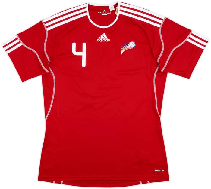 2010-11 Andorra Match Issue Home Shirt #4 (Sonejee)