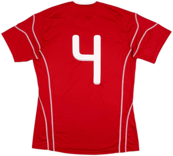 2010-11 Andorra Match Issue Home Shirt #4 (Sonejee)