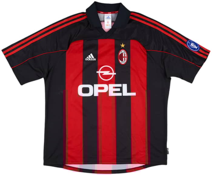 2000-01 AC Milan Player Issue Home Shirt Helveg #2 - 5/10 - (XL)