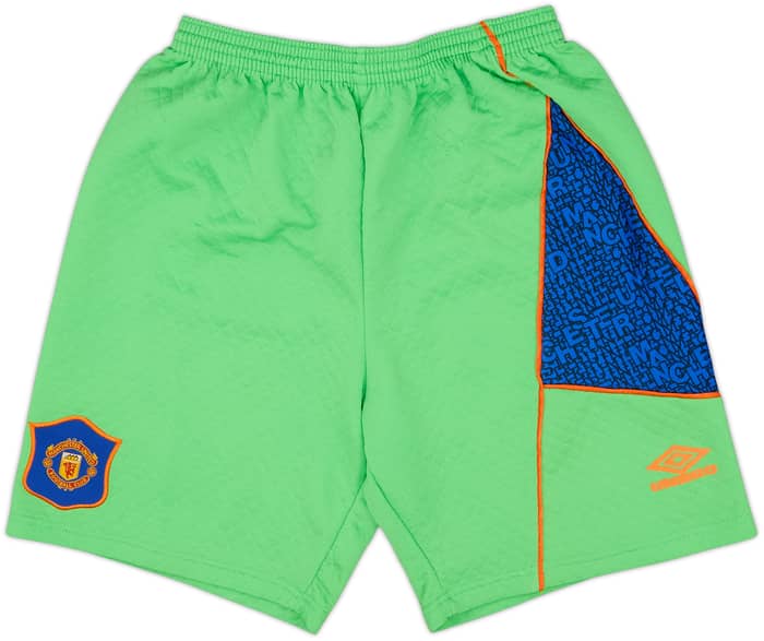 1994-96 Manchester United GK Shirt & Shorts - 9/10 - (Y)