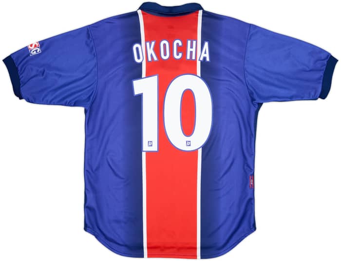 1998-99 Paris Saint-Germain Home Shirt Okocha #10 - 9/10 - (M)