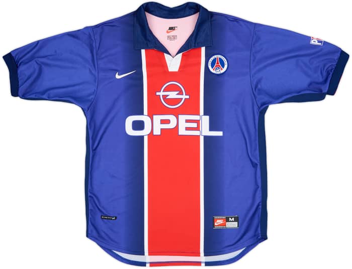 1998-99 Paris Saint-Germain Home Shirt Okocha #10 - 9/10 - (M)