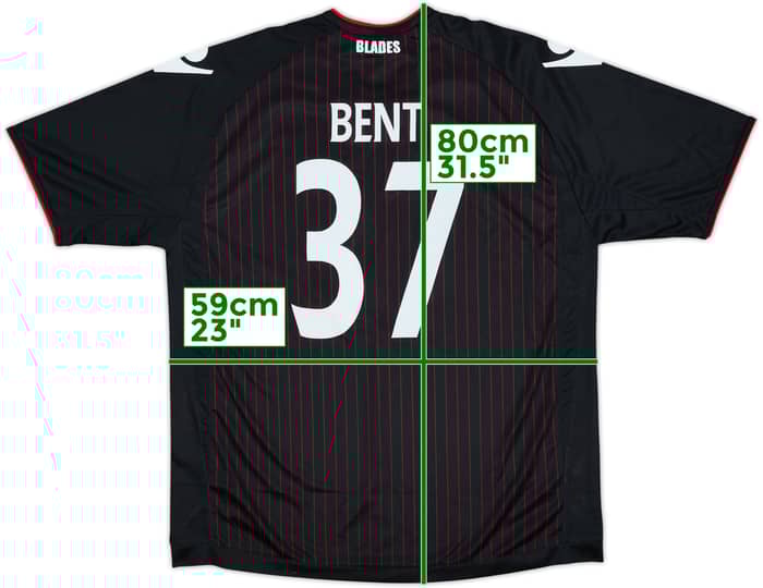 2010-11 Sheffield United Away Shirt Bent #37 (L)