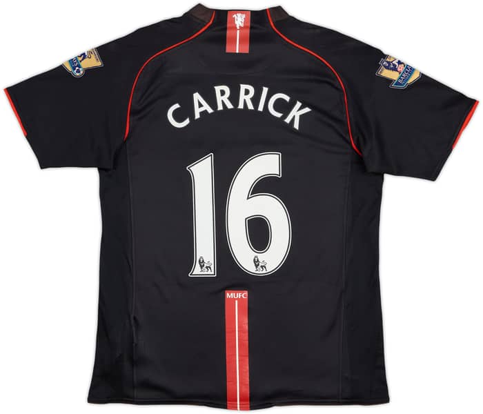2007-08 Manchester United Away Shirt Carrick #16 - 8/10 - (M)