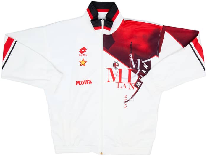 1993-94 AC Milan Lotto Track Jacket - 8/10 - (XL)
