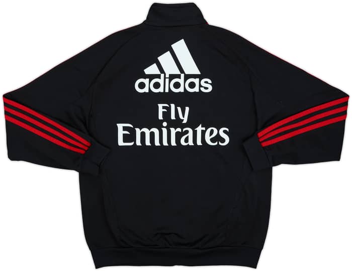 2011-12 AC Milan adidas Track Jacket - 8/10 - (L.Boys)