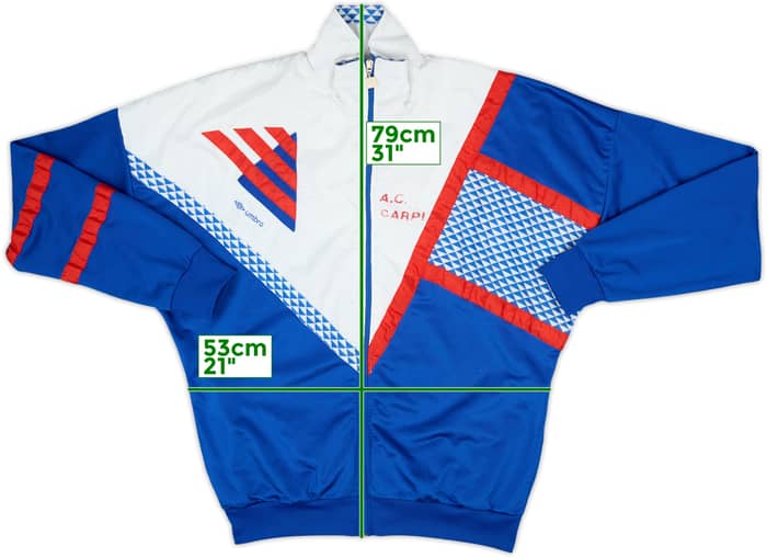 1990-91 Carpi Umbro Track Jacket - 7/10 - (XL)