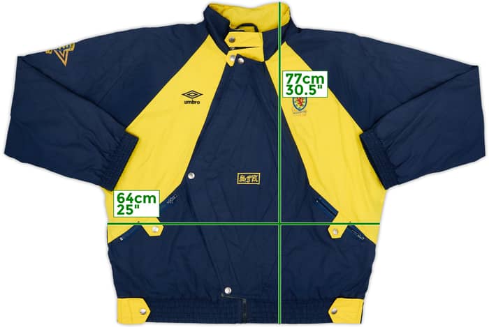 1990-92 Scotland Umbro Track Jacket - 7/10 - (M)