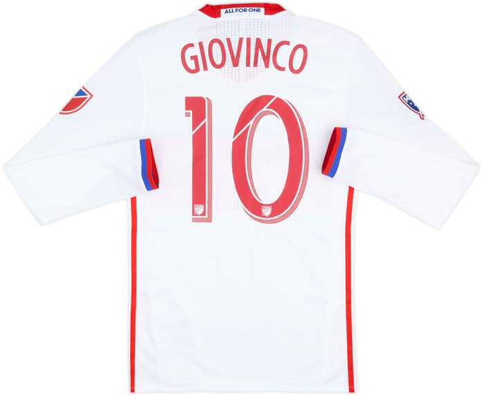2016-17 Toronto FC Authentic Away L/S Shirt Giovinco #10 - 9/10 - (S)