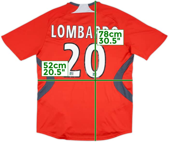 2007-08 Toronto Player Issue Home Shirt Lombardo #20 - 6/10 - (L)