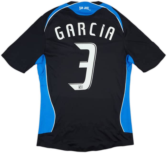 2008 San Jose Earthquakes Match Issue Home Shirt Garcia #3