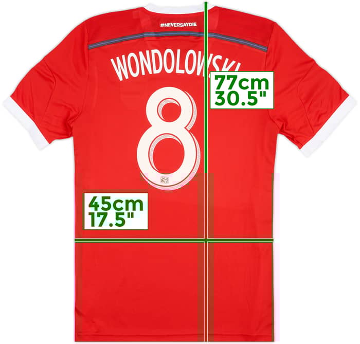 2014 San Jose Earthquakes Player Issue Away Shirt Wondolowski #8 - 9/10 - (L)