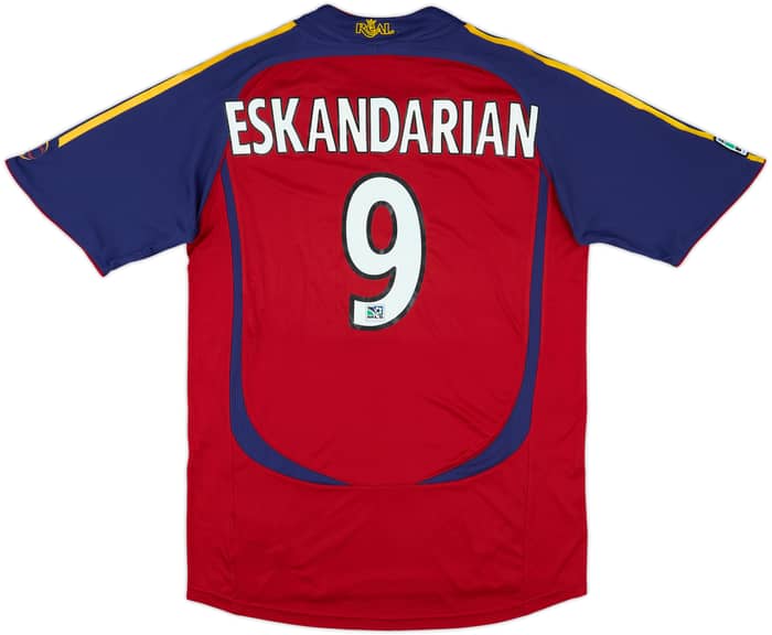 2007 Real Salt Lake Match Issue Home Shirt Eskandarian #9