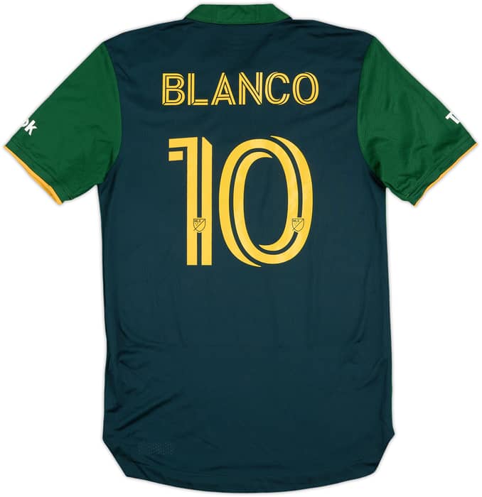 2021-22 Portland Timbers Match Issue Home Shirt Blanco #10